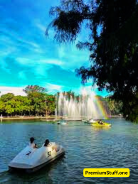 Boating Lake in parque urquiza